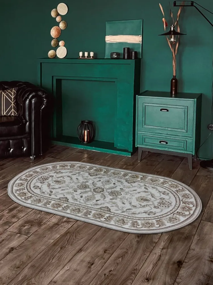 Ковер овальный Brownie 60021   9 1x2 м