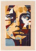 Дизайнерский ковёр прямоугольный 64650-8 0,7x1м