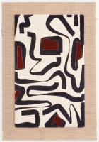 Дизайнерский ковёр прямоугольный 64590  8 0,7x1м