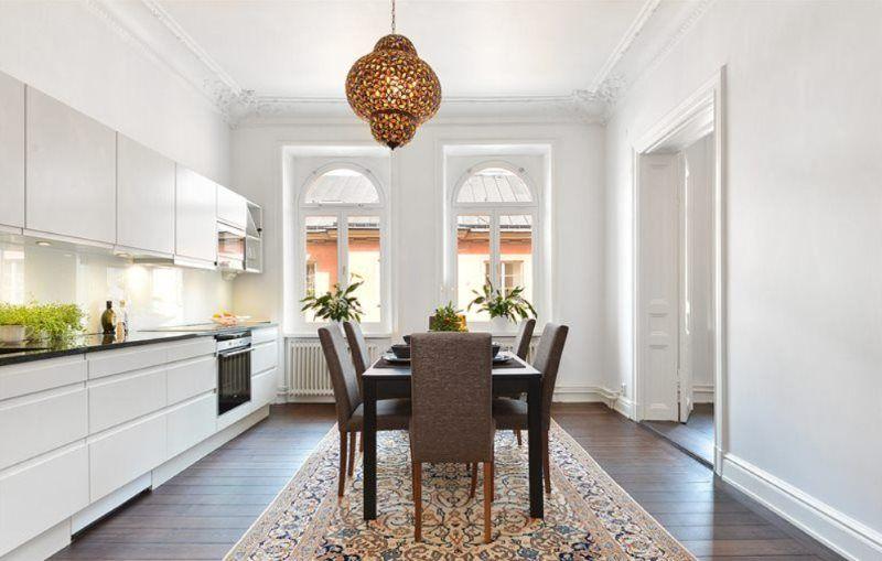 Типы ковров, подходящих для кухни