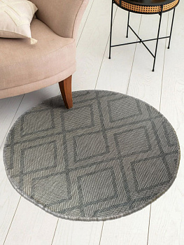 Ковер овальный Циновка 21 (Серо-песочная) sz4342   c2k 1,5x1,5 м