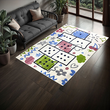 Ковер прямоугольный Пломбир f8644   a1 2x1,5 м